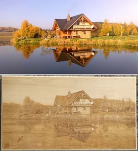 Laserové gravírování foto