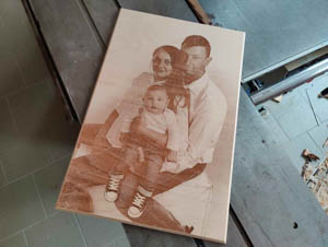 Laserové gravírování foto