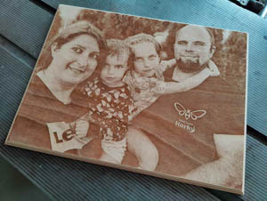 Laserové gravírování foto